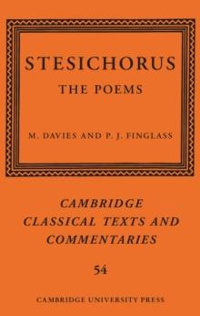 Stesichorus : The Poems