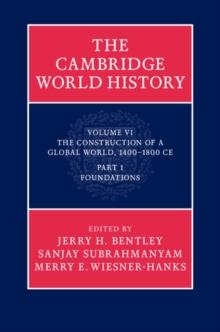 Cambridge World History, Part 1, Foundations