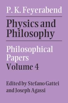 Physics and Philosophy: Volume 4 : Philosophical Papers