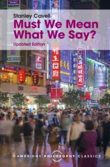 Must We Mean What We Say? : A Book of Essays