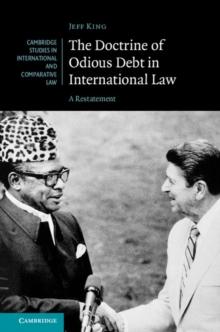 Doctrine of Odious Debt in International Law : A Restatement