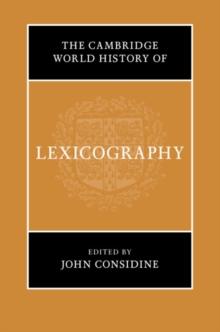 The Cambridge World History of Lexicography