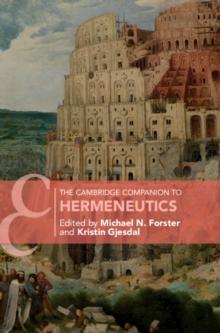 Cambridge Companion to Hermeneutics