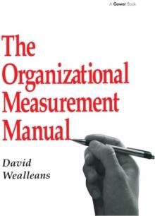 The Organizational Measurement Manual