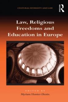 Law, Religious Freedoms and Education in Europe