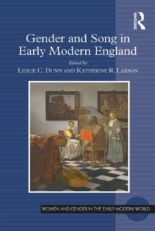 Gender and Song in Early Modern England