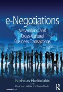 e-Negotiations : Networking and Cross-Cultural Business Transactions