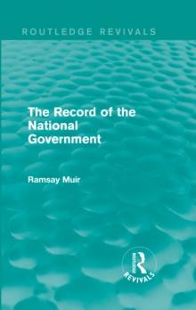 The Record of the National Government