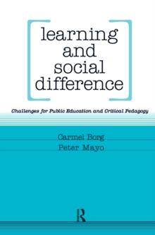 Learning and Social Difference