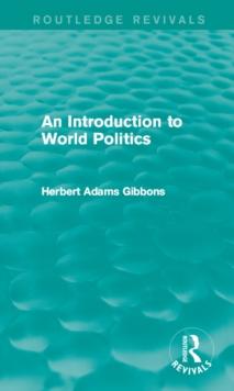 An Introduction to World Politics