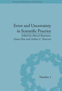 Error and Uncertainty in Scientific Practice