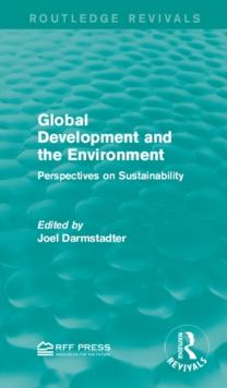 Global Development and the Environment : Perspectives on Sustainability