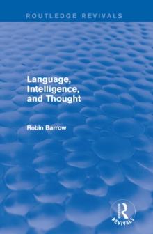 Language, Intelligence, and Thought