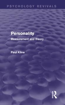 Personality : Measurement and Theory