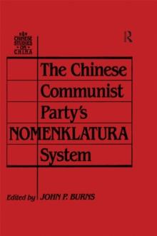 The Chinese Communist Party's Nomenklatura System