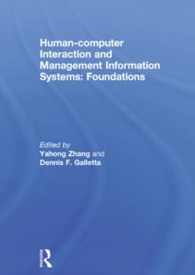 Human-computer Interaction and Management Information Systems: Foundations : Foundations