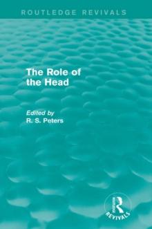 The Role of the Head (Routledge Revivals)