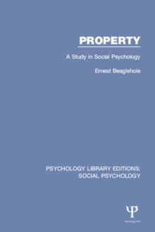 Property : A Study in Social Psychology