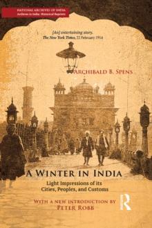 A Winter in India : Light Impressions of its Cities, Peoples and Customs