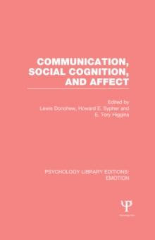 Communication, Social Cognition, and Affect (PLE: Emotion)