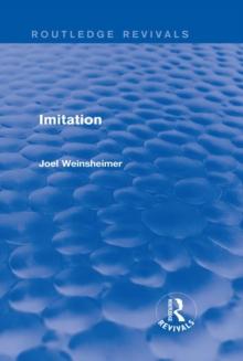 Imitation (Routledge Revivals)