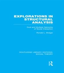 Explorations in Structural Analysis : Dual and Multiple Networks of Social Interaction