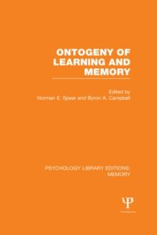 Ontogeny of Learning and Memory (PLE: Memory)