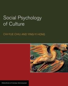 Social Psychology of Culture