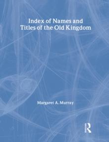 Index Of Names & Titles Of The