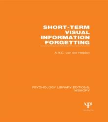 Short-term Visual Information Forgetting (PLE: Memory)