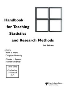 Handbook for Teaching Statistics and Research Methods