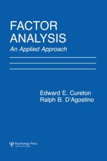 Factor Analysis : An Applied Approach