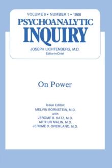 On Power : Psychoanalytic Inquiry, 6.1