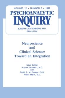 Neuroscience : Psychoanalytic Inquiry, 12.3