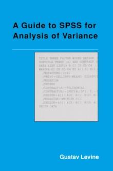 A Guide to SPSS for Analysis of Variance