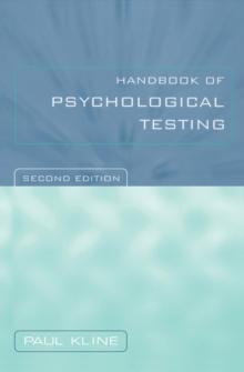 Handbook of Psychological Testing