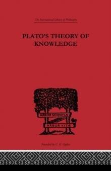 Plato's Theory of Knowledge