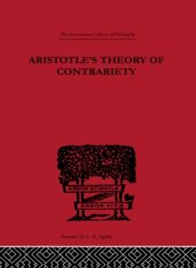 Aristotle's Theory of Contrariety