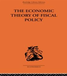 The Economic Theory of Fiscal Policy