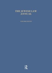 Jewish Law Annual (Vol 11)