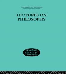 Lectures on Philosophy