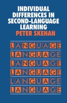 Individual Differences in Second Language Learning