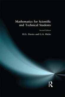 Mathematics for Scientific and Technical Students