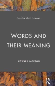 Words and Their Meaning