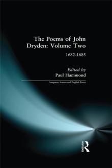 The Poems of John Dryden: Volume Two : 1682-1685