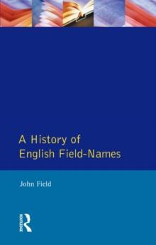 A History of English Field Names