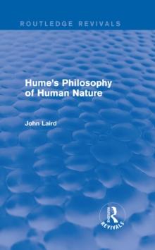 Hume's Philosophy of Human Nature (Routledge Revivals)