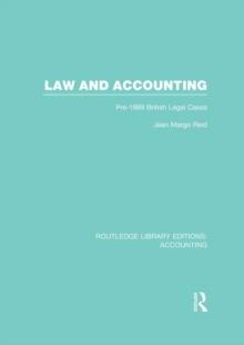 Law and Accounting (RLE Accounting) : Pre-1889 British Legal Cases