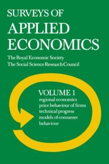 Surveys of Applied Economics : Volume 1: Surveys I-IV