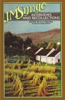 J. M. Synge : Interviews and Recollections